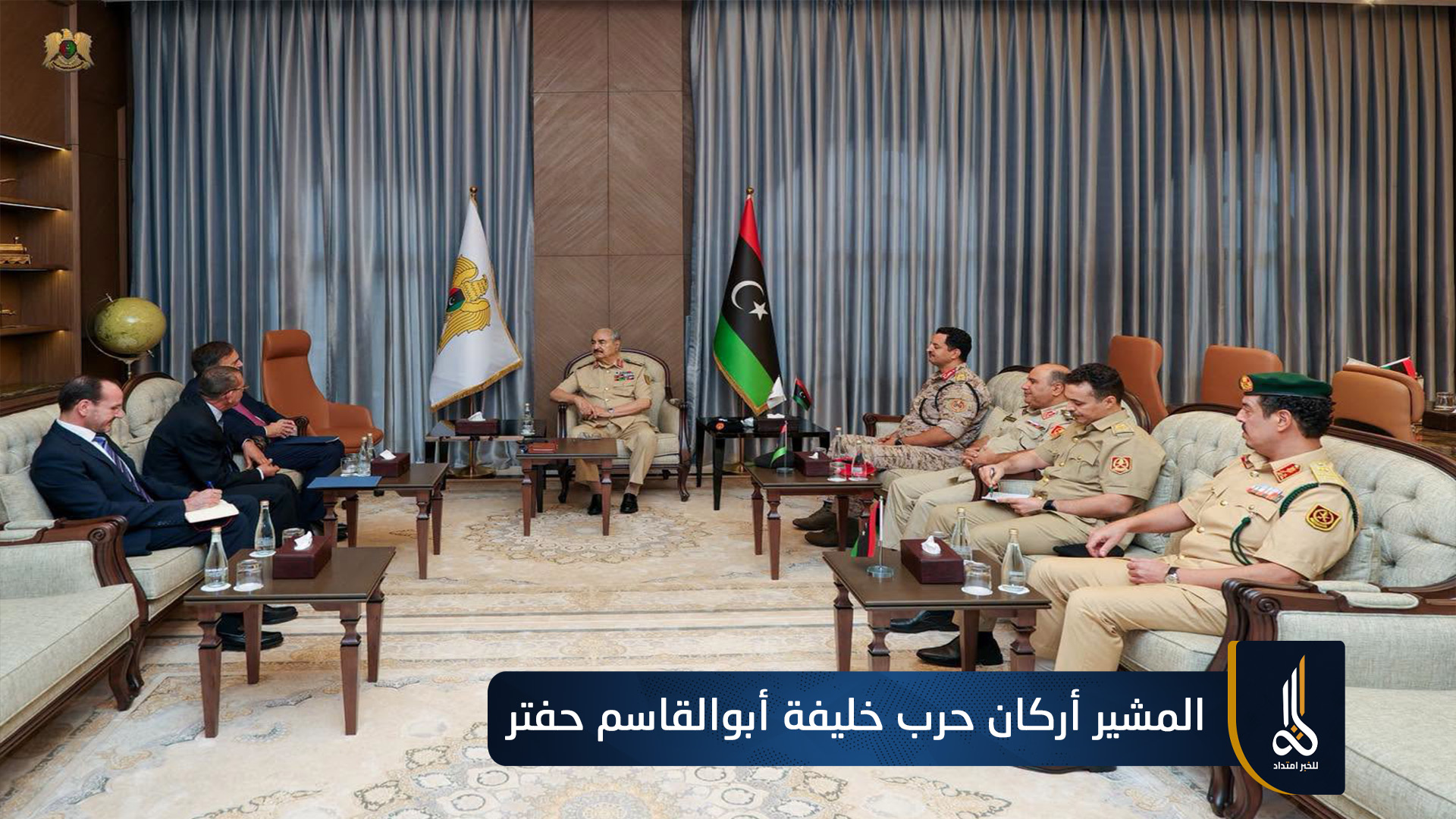 القائد العام يبحث مع السفير اليوناني العلاقات الثنائية والملفات المشتركة بين ليبيا واليونان